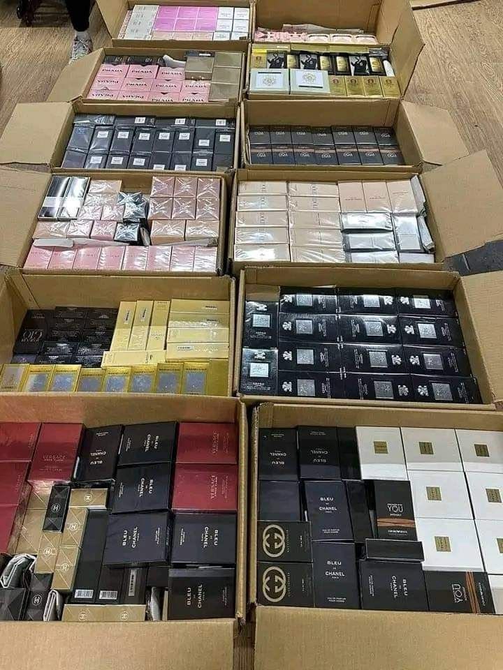Designer & everyday perfumes on display 1